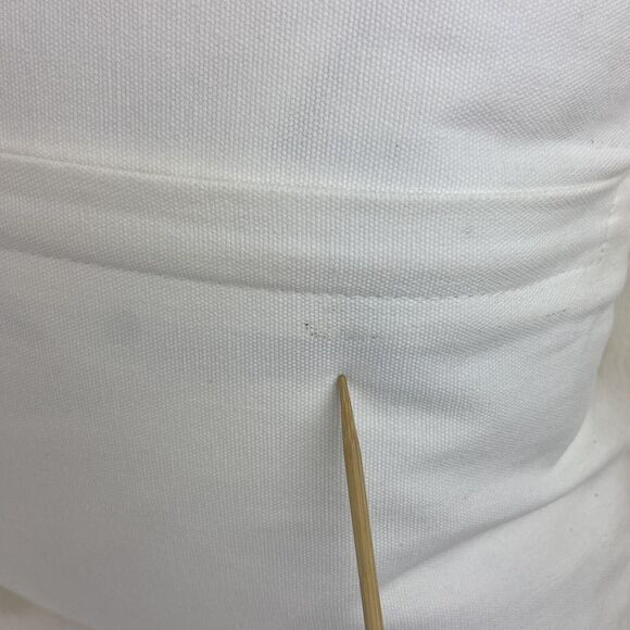 Quince Luxe Mongolian Lamb Wool Ivory Pillow Cover + Duck Feather Pillow Insert - Picture 5 of 10